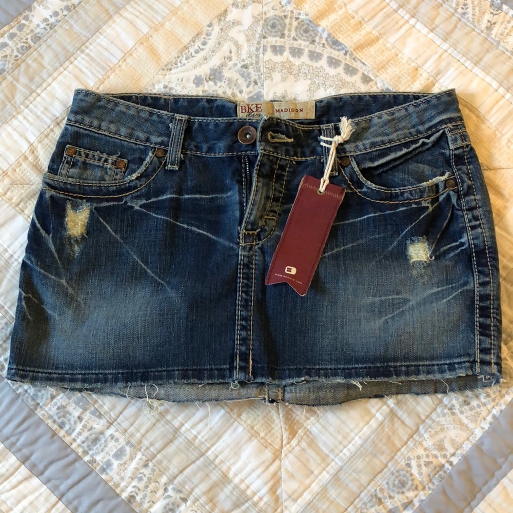 BKE denim skirt NWT